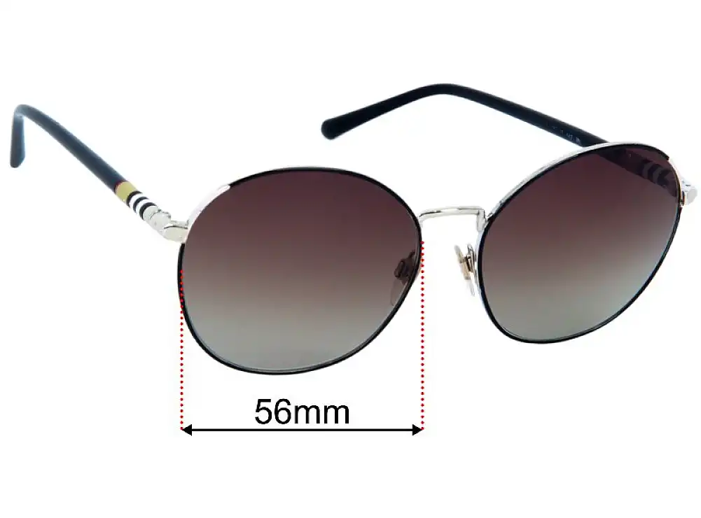 Burberry B 3094 56mm Replacement Lenses
